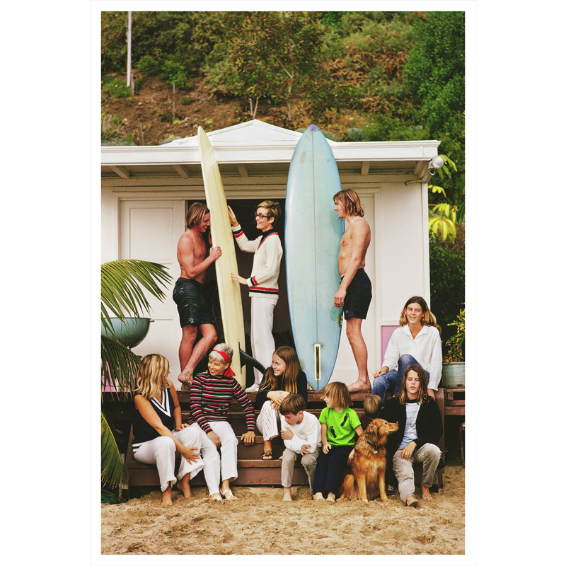 Laguna Beach Print by Slim Aarons, Unframed Paper, 48.5" H x 32.5" W x 0.1" D