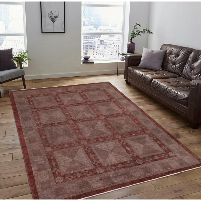 Tapis gris clair en laine noué à la main Sasithorn