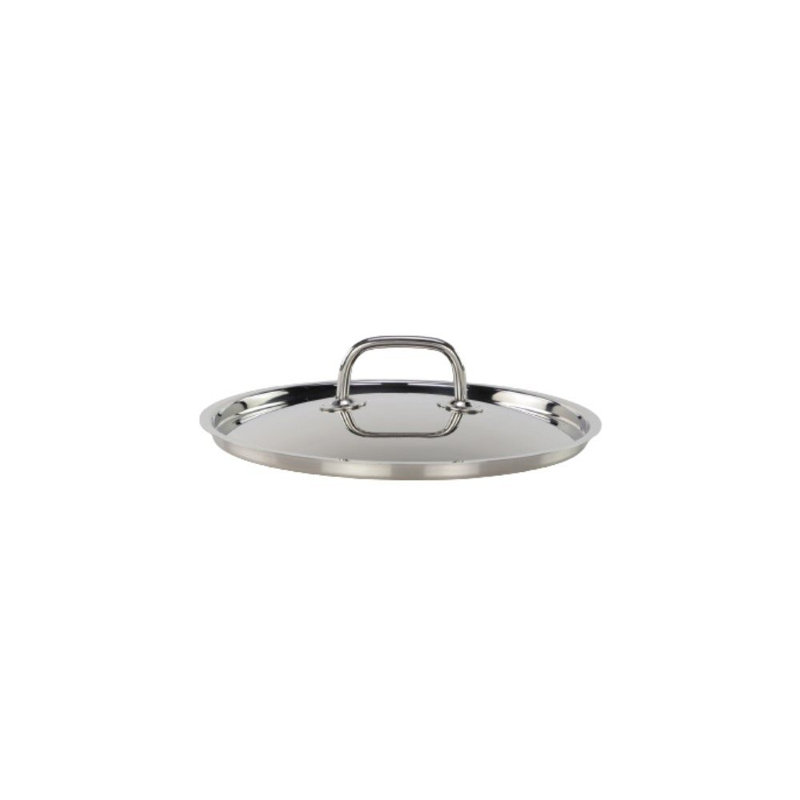 Couvercle en acier inoxydable Tuxton Tuxsteel, L 9,38 po