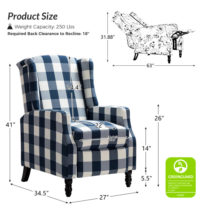 Sobotka Recliner, Navy Check