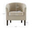 Munson 26.77" Wide Linen/Polyester Upholstered Barrel Chair-2021933143