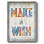 «Make A Wish», reproduction encadrée - bois massif-1062889406