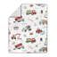 Construction Truck 4 Piece Crib Bedding Set