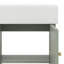Meuble-lavabo flottant moderne 21,6 po avec lavabo en céramique, meuble de rangement mural avec porte et rangement à gauche-115165620