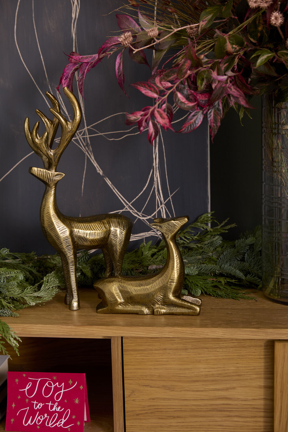 Prancer Reindeer Figurine 8"x 2.5"x 7"