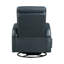 Fauteuil inclinable et pivotant respirant en similicuir-1248038148