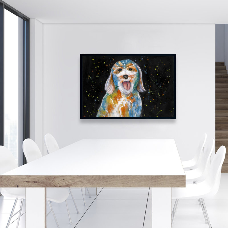 " Abstract Labradoodle ", 24" H x 36" W