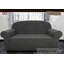 Housse extensible pour causeuse (75 x 88 po) - Gris