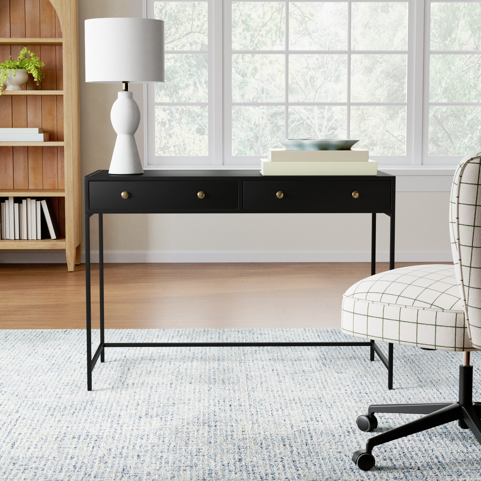 Springer Writing Desk, Black