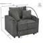 Fauteuil d'appoint avec accoudoirs de rangement Degnan-110428974