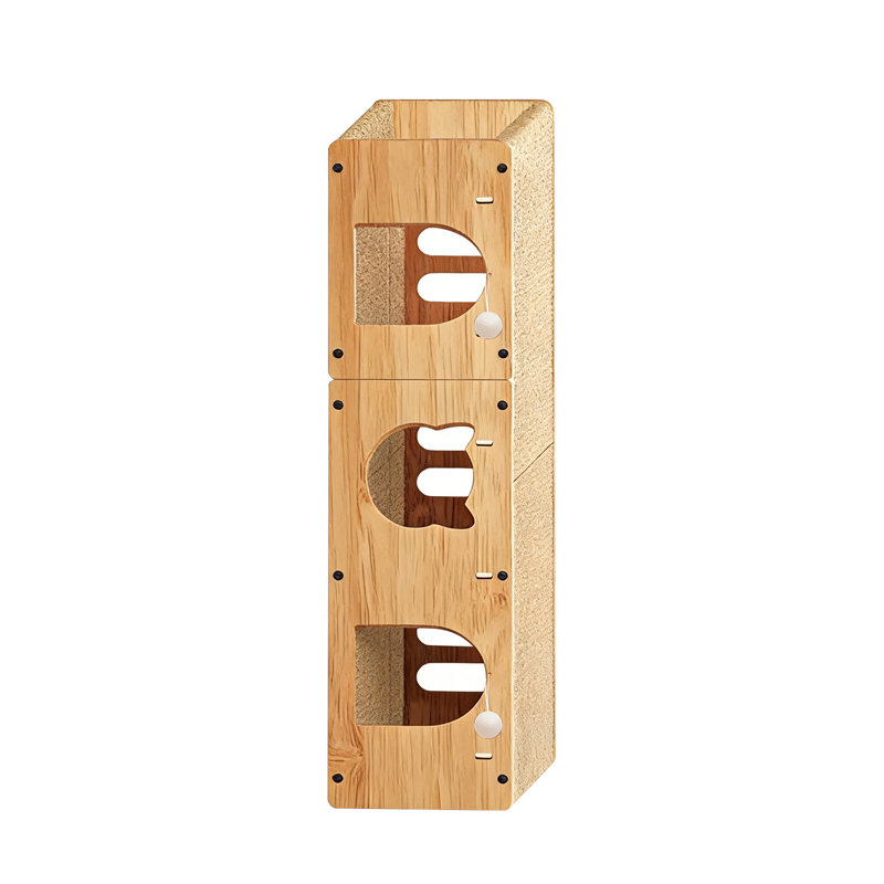 Jouet interactif confortable résistant aux égratignures, tunnel à griffer pour chat, protection contre les égratignures pour meuble, 100 * 24 * 24cm