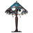23"H Peacock Feather Lace Table Lamp