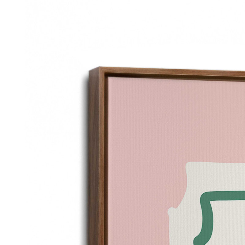 «Candy Cane Bow» par April Lane, reproduction d'art, H 32 po x l 24 po, Impression encadrée sans passe-partout, Brun