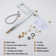 CASAINC Pot Filler Kitchen Faucet with 2 Handle