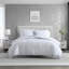 Vera Wang Blurred Plaid Cotton Reversible Blue Duvet Cover Set-1422404423