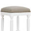 Tabouret de comptoir blanc Auxane