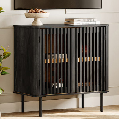  Meuble télé 31,5 po H pour téléviseur de 43 po ou moins, meuble audio-vidéo en bois avec rangement pour le salon et la chambre à coucher