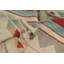 Tapis tribal en laine tissé à la main 5 x 8