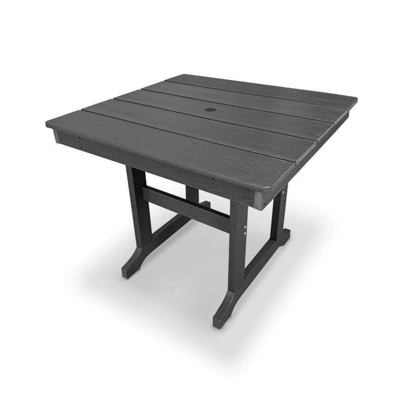 Table à manger carrée en PEHD