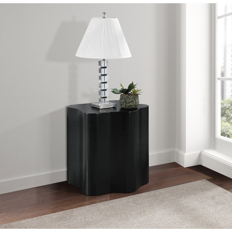 Zaire End Table, Black