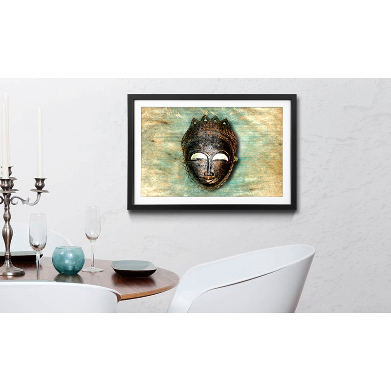 White Eyes - Single Picture Frame Print, 40cm H x 60cm W