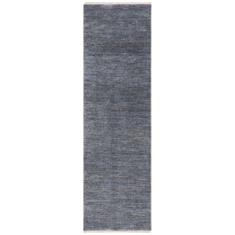 Oliveri Lasa 104 Area Rug In Blue / Grey, Runner 2'3" x 8'