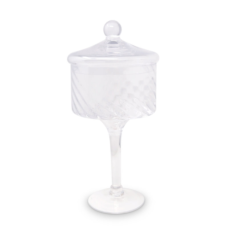 Darby Home Co Liscio Ottico Stemmed Cookie Jar