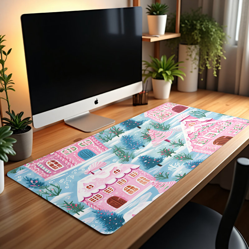 Polyester Desk Pad, 14.4x12.1