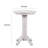Ava 42 Inch Wood Pub Bar Table, Molded Trim, Carved Pedestal, Cream-1309883627