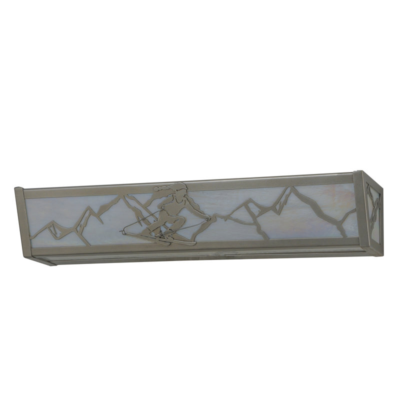 Rustic Lodge 4 - Light Bath Bar, Nickel