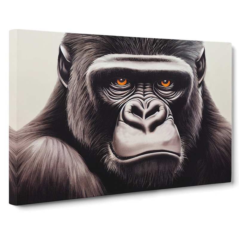 Gorilla - Wrapped Canvas, 50cm H x 76cm W x 3cm D