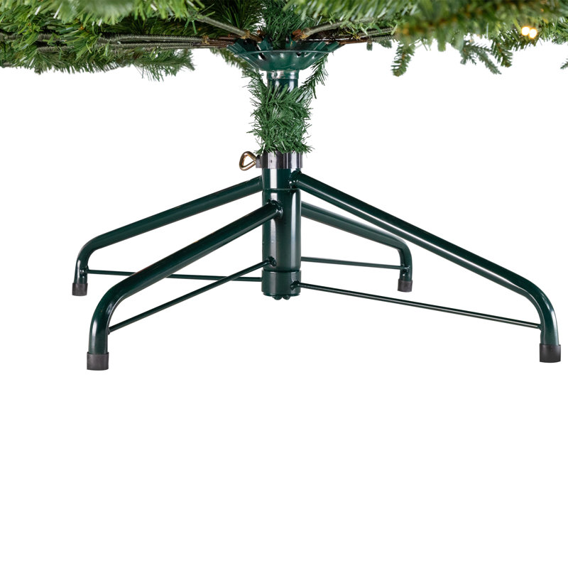 Real Touch Pre-Lit Cumberland Pine Artificial Christmas Tree - Warm White LED, 6.5'