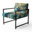Chaise d'appoint rembourrée Golden Explosion Triangles IV-1516359967