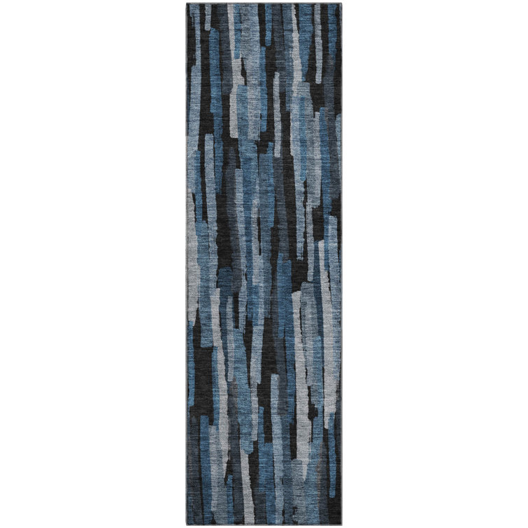 Premium Machine Washable Dahl AMF1079 Stripes Rug