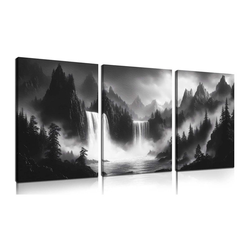 3 Piece Wrapped Canvas Wall Art
