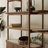 European style floor mounted multi-storey bookcase