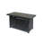 Rectangular Iron Fire Pit - 30,000BTU - Tank Cover Inside