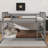 Roomy Full Over Full Bunk Bed With Robust Ladder-1814989138