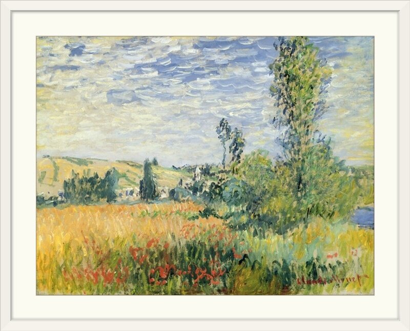 The Twillery Co.® 'Vetheuil, c.1880' by Claude Monet Painting Print ...