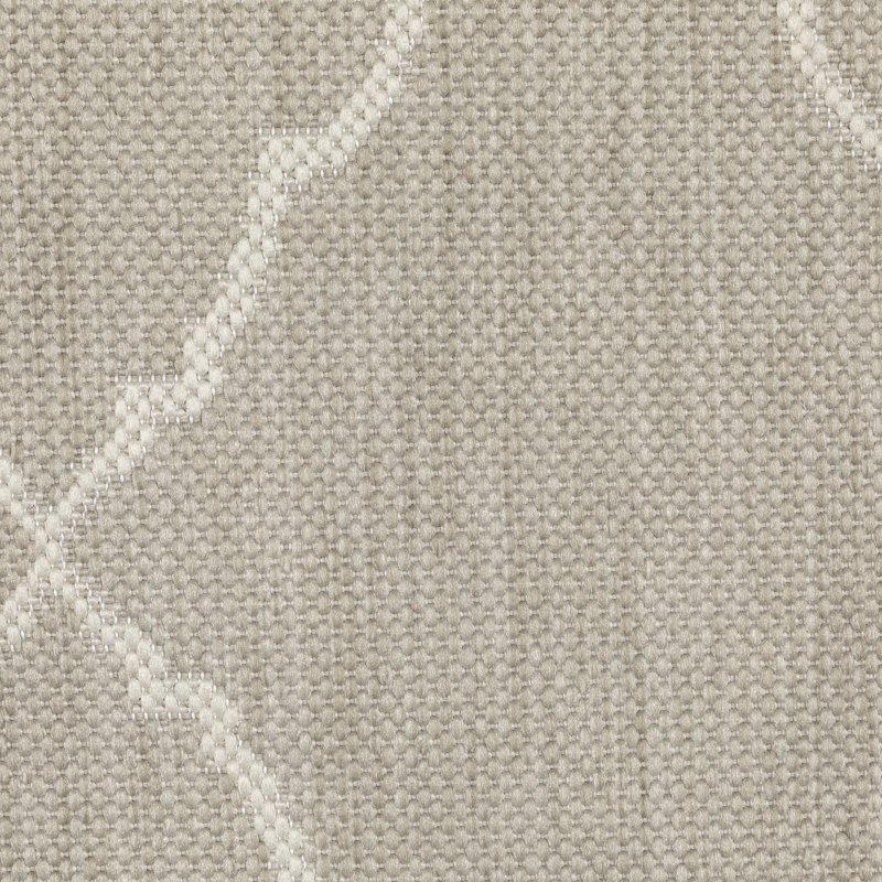 Tapis intérieur / extérieur gris Mckenny, Rectangle 6 pi 7 po x 9 pi 2 po