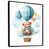 Black Floater Framed