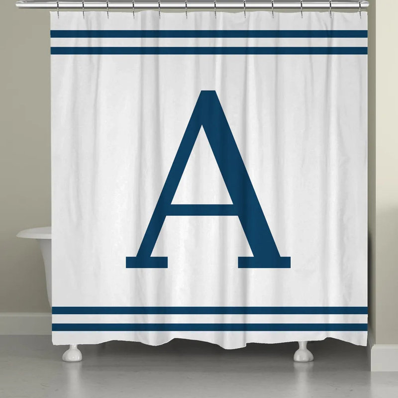 Rideau de douche Monogram