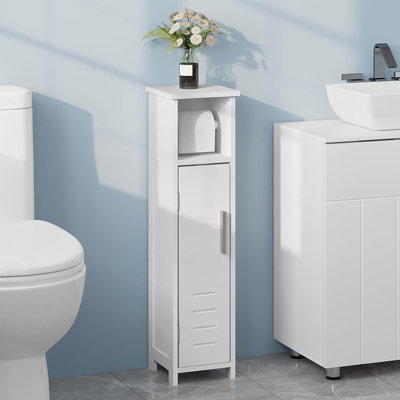 Maliyah Freestanding Linen Cabinet