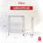 Origami 3-Shelf Storage Rack & Wheels-409900159