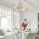 Sylvia 20" Caged Crystal Ceiling Fan With Remote Control and Light Kit Included