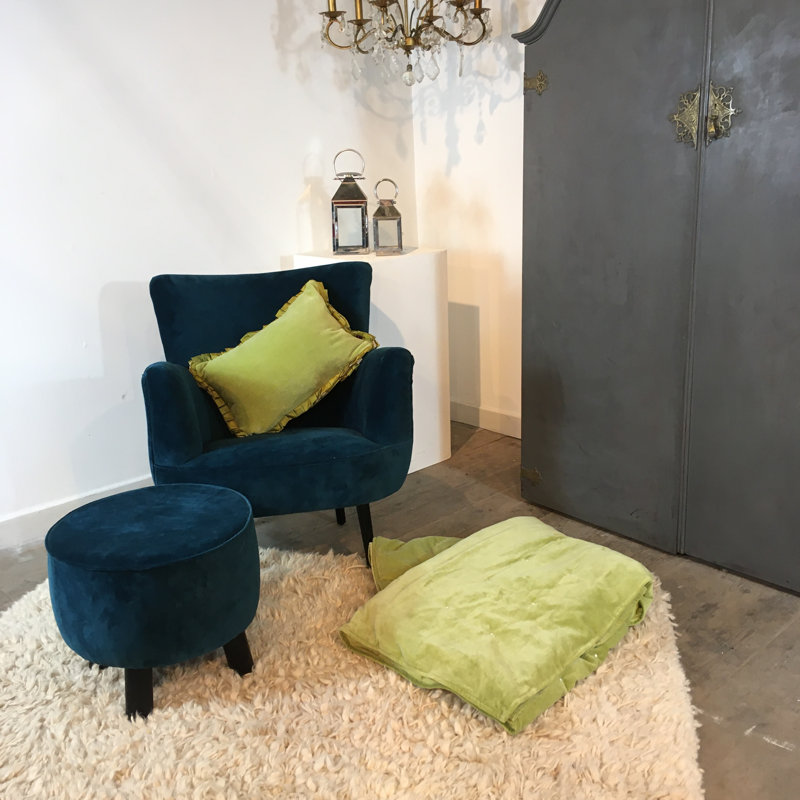 Higgston Rectangular Lumbar Cushion, Kiwi Green
