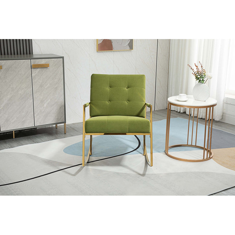 Chaise berçante, Vert