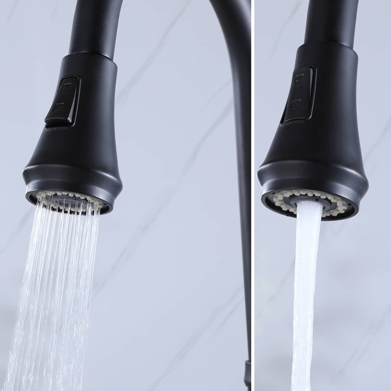 AWZTOO Kitchen Faucet, Matte Black
