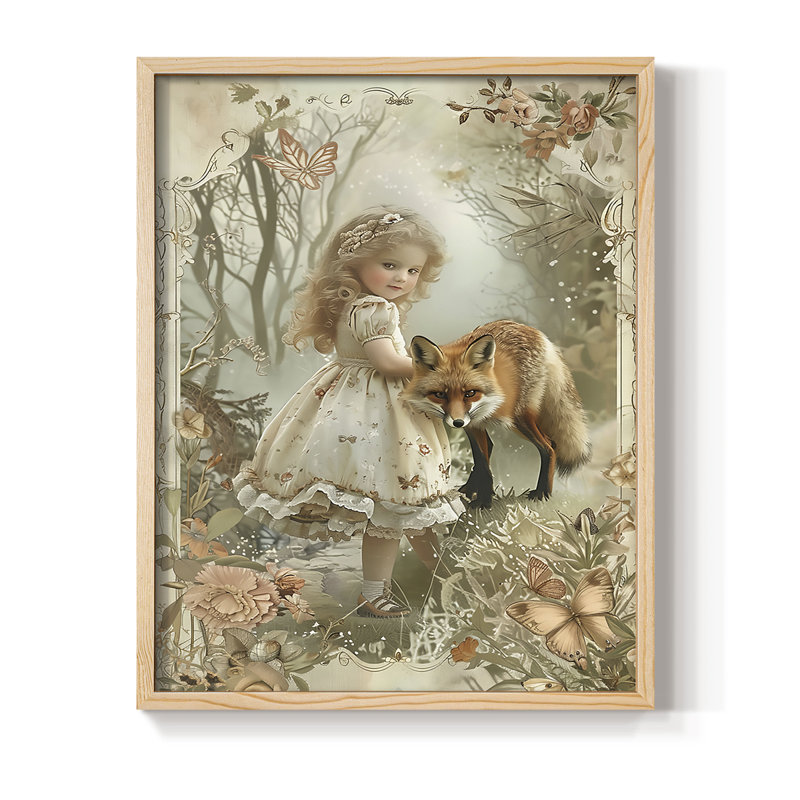 «WOMEN Series CDIV», reproduction encadrée - bois massif, Naturel, H 21 po x l 17 po