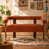 Tissu orange foncé